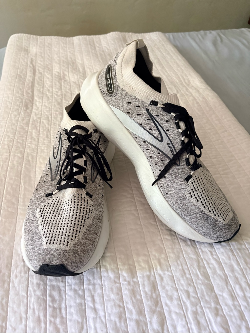 Brooks Glycerin GTS 20 Stealthfit Men's Running Shoes Gray Size 13 Medium